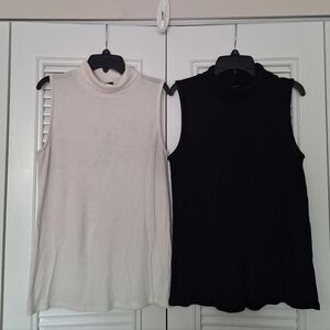 Torrid Sleeveless Ribbed Tanks 2pc Bundle Size 00